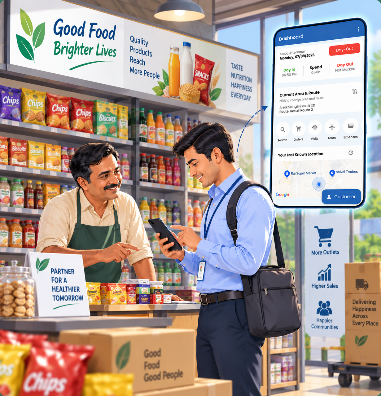 Food & Beverages Sales Automation